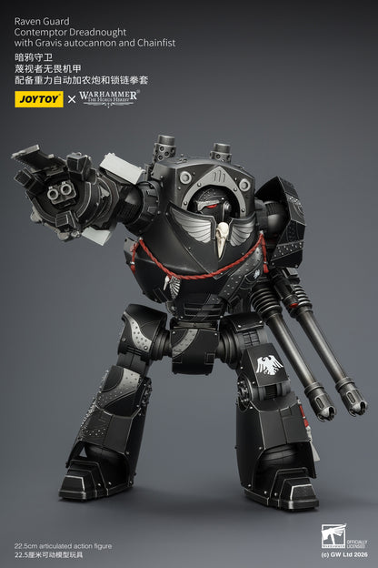 (Pre-Order) Warhammer The Horus Heresy Raven Guard Contemptor Dreadnought with Gravis autocannon and Chainfist