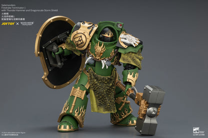(Pre-Order) Warhammer The Horus Heresy Salamanders Firedrake Terminator 1 with Thunder Hammer and Dragonscale Storm Shield