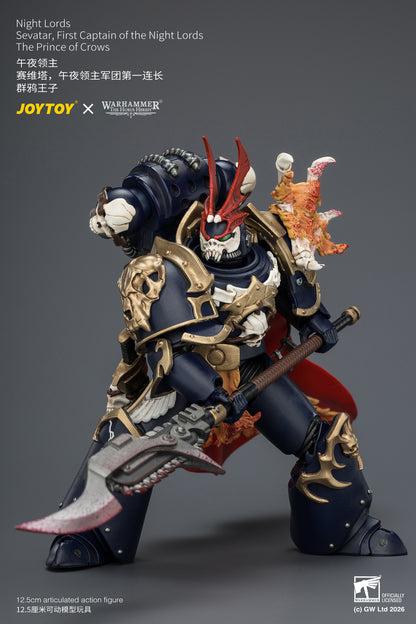 (Pre-Order) Warhammer The Horus Heresy Night Lords Sevatar, First Captain of the Night Lords The Prince of Crows