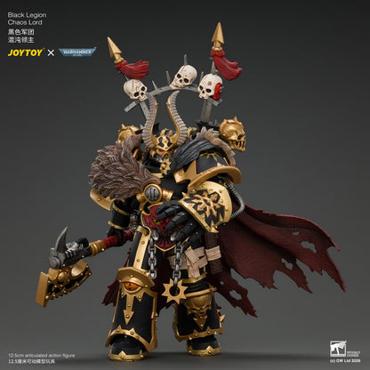 (Pre-Order) Warhammer The Horus Heresy Black Legion Chaos Lord with Power Fist, Plasma Pistol and Astartes Chainblade