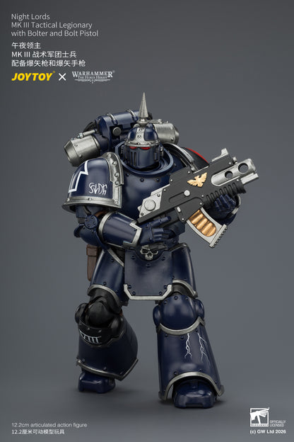 (Pre-Order) Warhammer The Horus Heresy Night Lords MK III Tactical Legionary with Bolter and Bolt Pistol