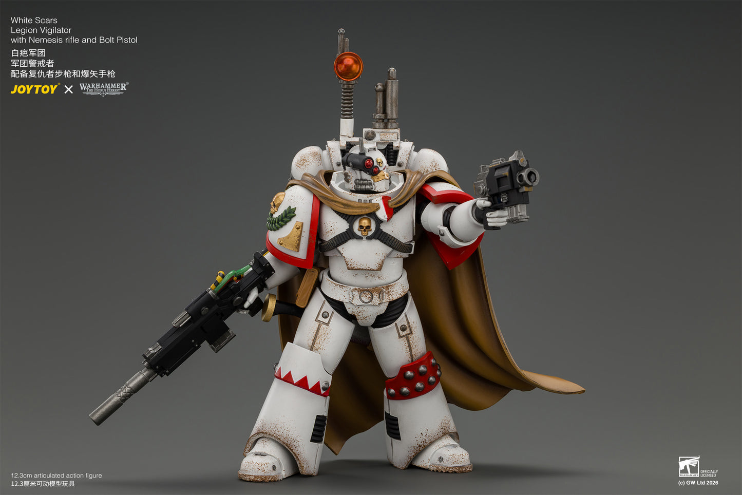 (Pre-Order) Warhammer The Horus Heresy White Scars Legion Vigilator with Nemesis rifle and Bolt Pistol