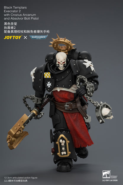 (Pre-Order) Warhammer 40k Black Templars Execrator 2 with Crozius Arcanum and Absolvor Bolt Pistol
