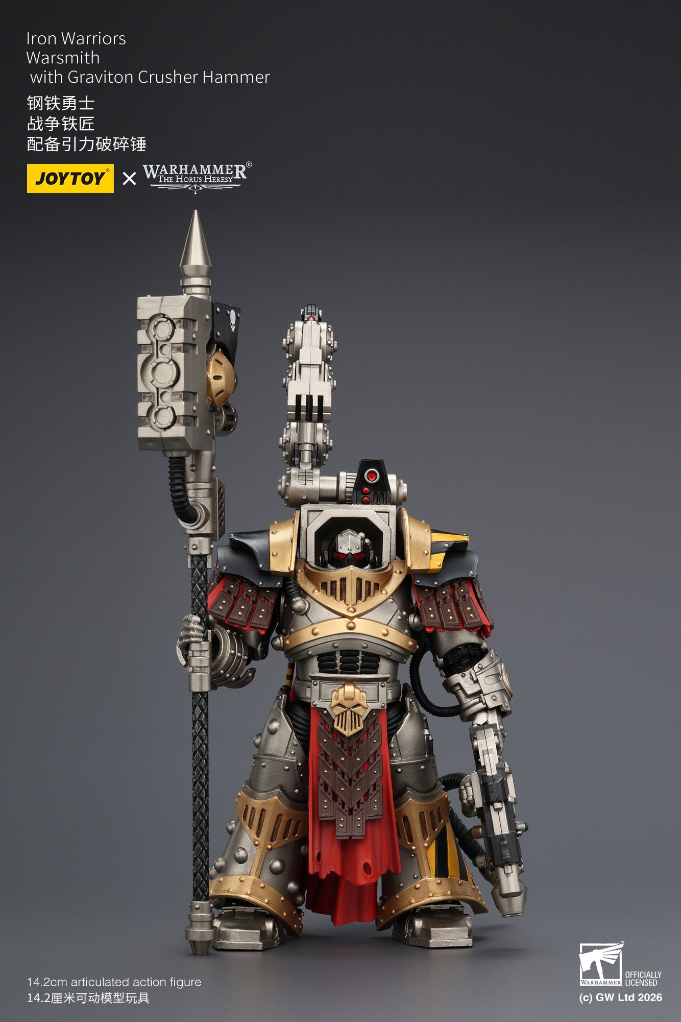 (Pre-Order) Warhammer The Horus Heresy Iron Warriors Warsmithwith Graviton Crusher Hammer