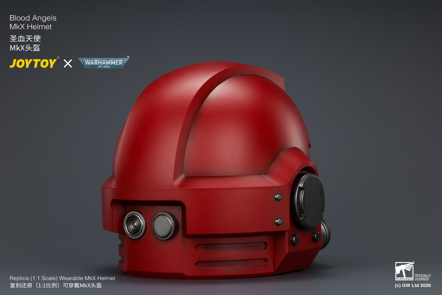(Pre-Order) Warhammer 40k Blood Angels MkX Helmet