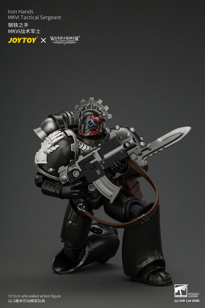 (Pre-Order) Warhammer The Horus Heresy Iron Hands MkVI Tactical Sergeant with Bolter, Plasma Pistol & Power sword