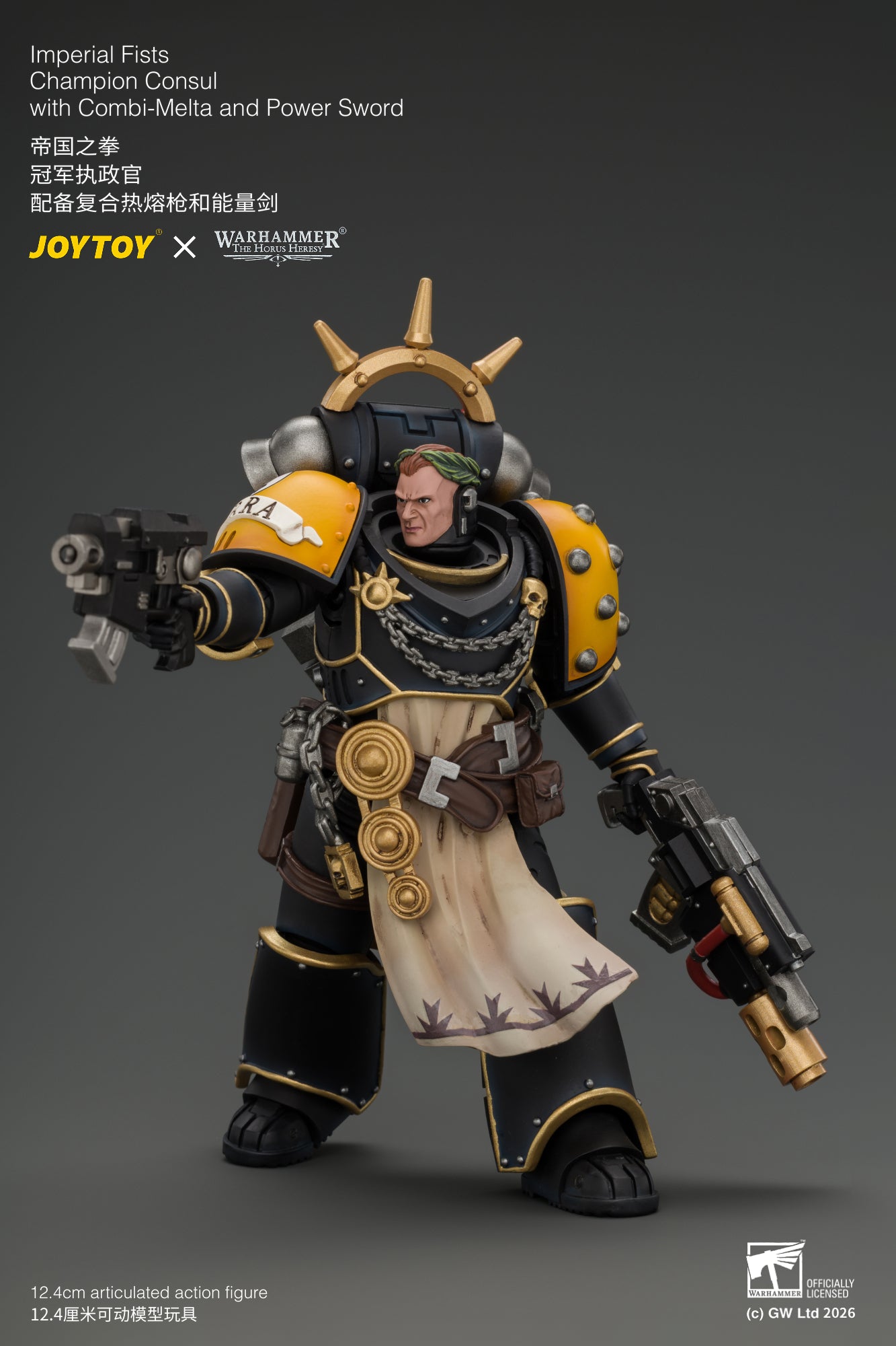 (Pre-Order) Warhammer The Horus Heresy Imperial Fists Champion Consul with Combi-Melta and Power Sword