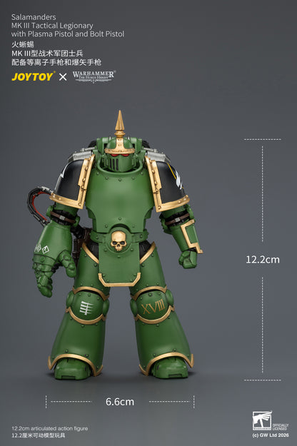 (Pre-Order) Warhammer The Horus Heresy Salamanders MK III Tactical Legionary with Plasma Pistol and Bolt Pistol