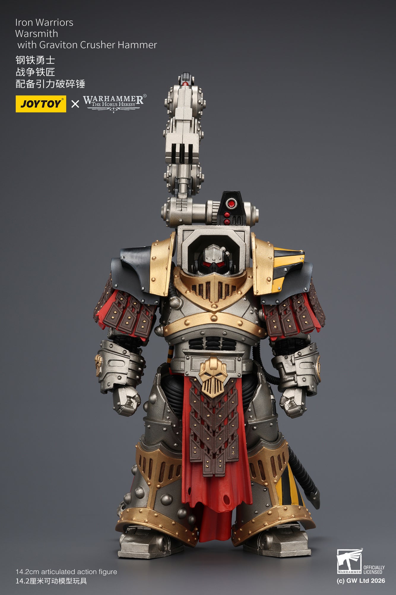 (Pre-Order) Warhammer The Horus Heresy Iron Warriors Warsmithwith Graviton Crusher Hammer
