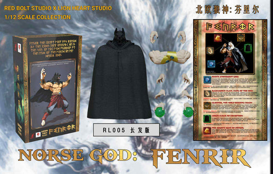 (Pre-Order) Red Bolt Studios X Lion Heart Studio Norse Gods 10 inches Fenrir RL005 (Long Hair)