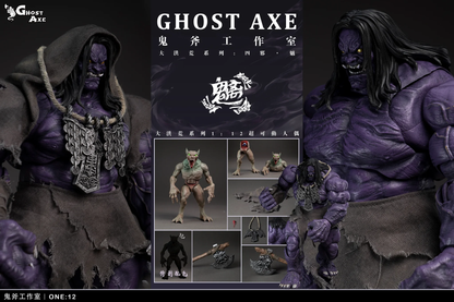 (Pre-Order) Ghost Axe Studio Great Flood Series 1/12 Four Evil Spirits Chi action figure 10inches with Bonus
