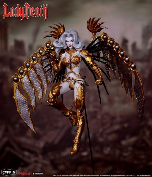 (Pre-Order) EXECUTIVE REPLICAS Lady Death (Gold Ver.) 1/12 Scale Action Figure