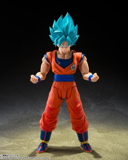 (Pre-Order) Dragon Ball Super S.H.Figuarts Super Saiyan God Super Saiyan Goku (Blue Power Transcending Limits) Action Figure