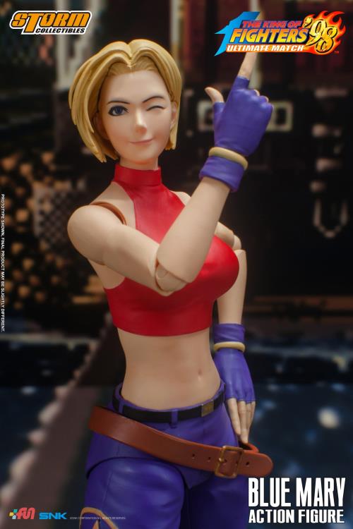 STORM COLLECTIBLES The King of Fighters '98 Blue Mary 1/12 Scale Figure (In Stock)