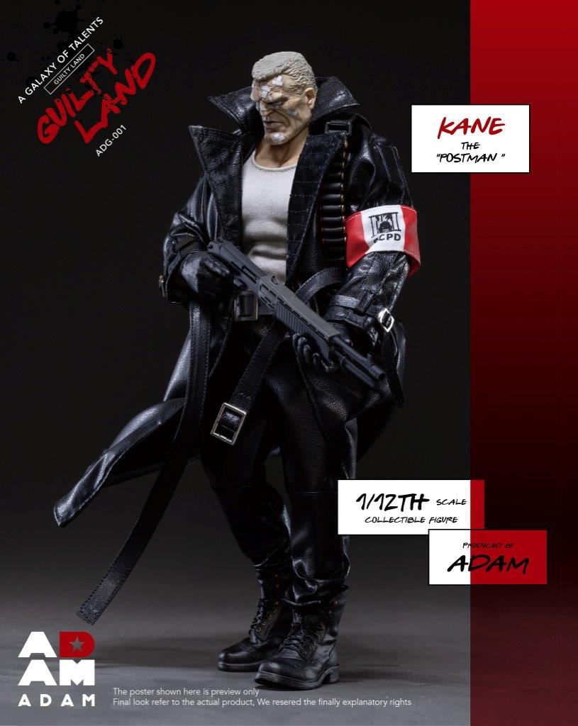 MUFF ADAM Studio’s ADG-001 New Adam Guilty Land Kane 1/12 Action Figure