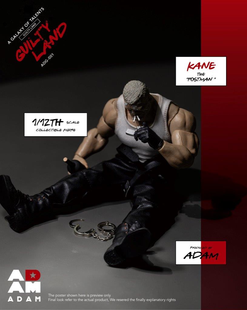 MUFF ADAM Studio’s ADG-001 New Adam Guilty Land Kane 1/12 Action Figure