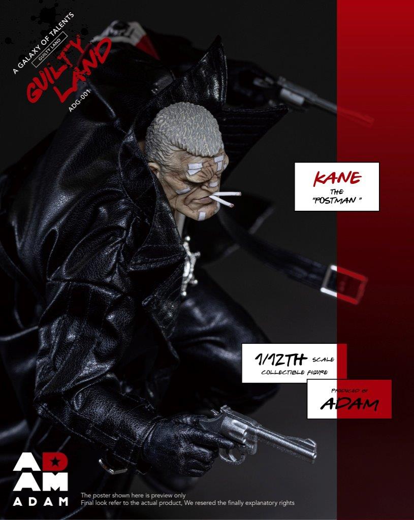 MUFF ADAM Studio’s ADG-001 New Adam Guilty Land Kane 1/12 Action Figure
