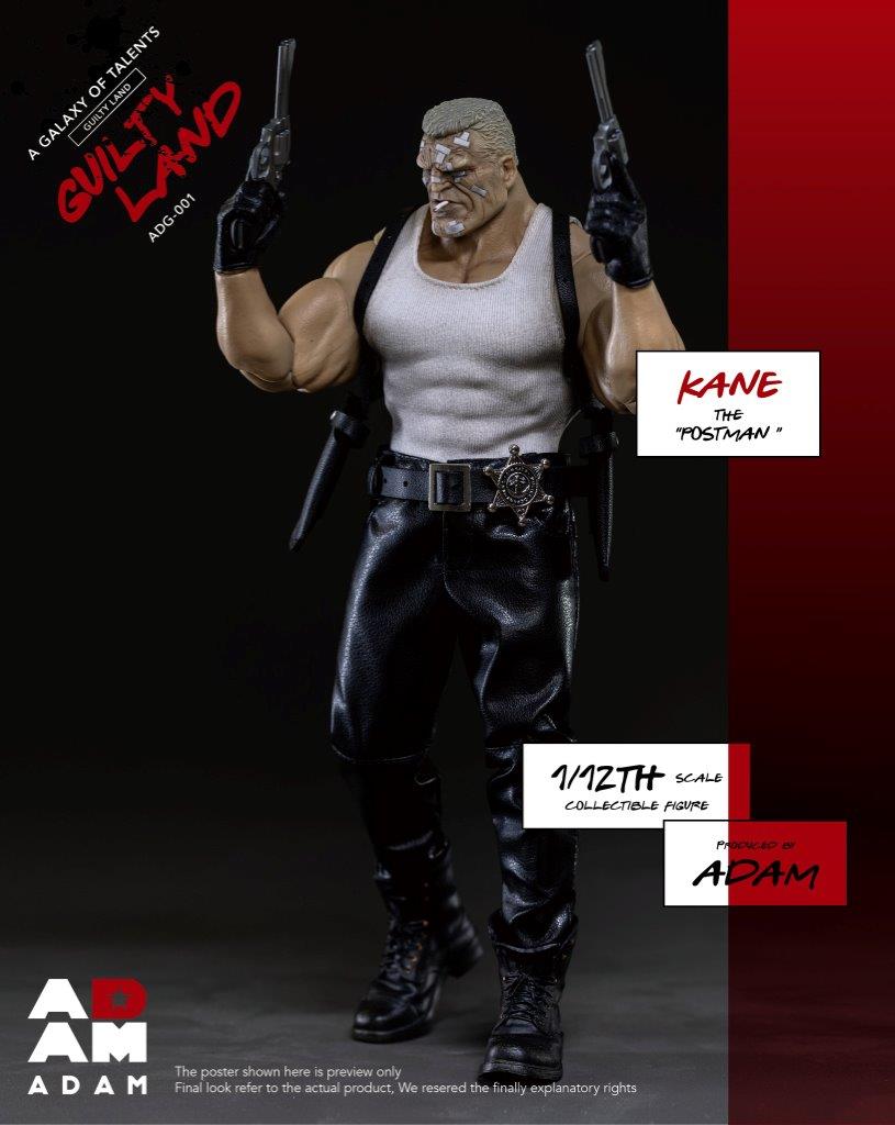 MUFF ADAM Studio’s ADG-001 New Adam Guilty Land Kane 1/12 Action Figure