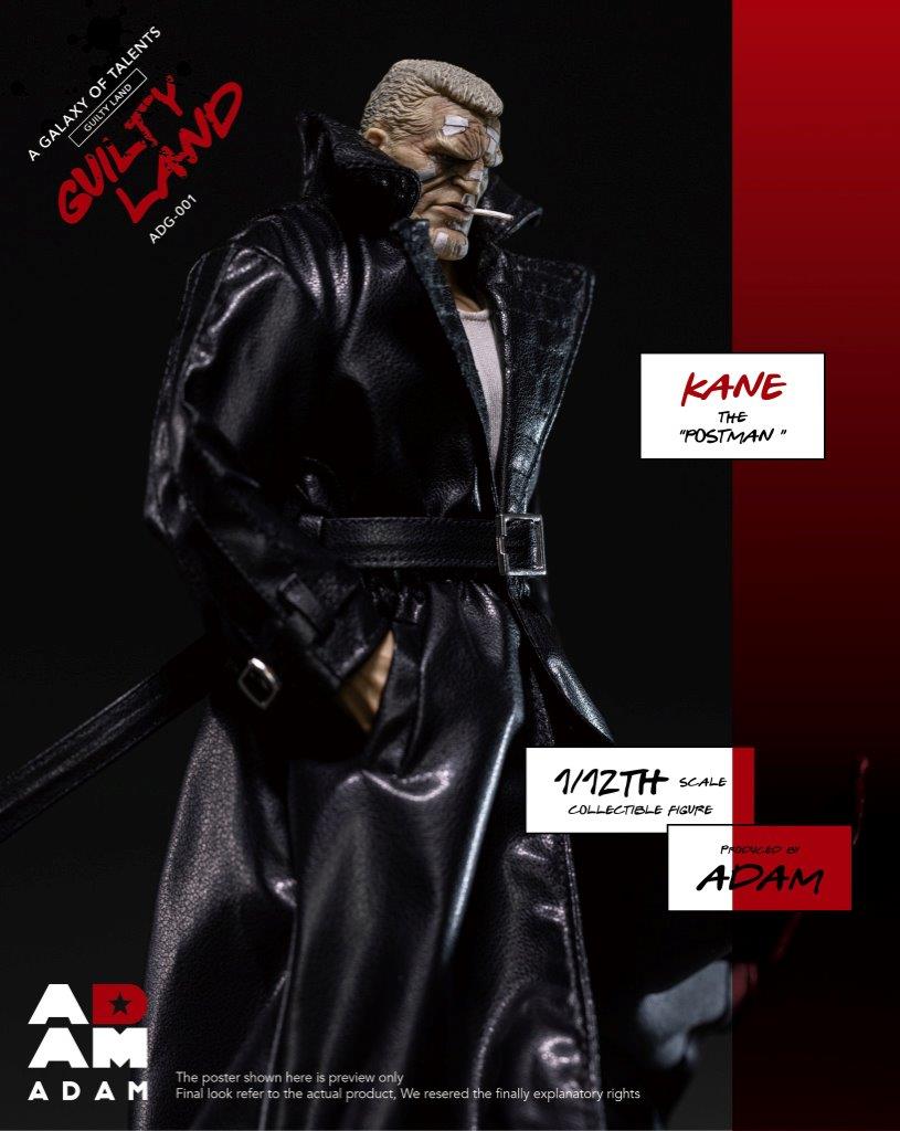 MUFF ADAM Studio’s ADG-001 New Adam Guilty Land Kane 1/12 Action Figure