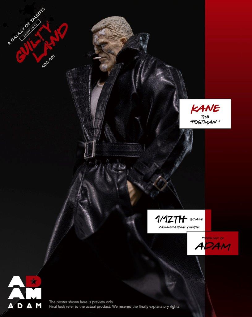 MUFF ADAM Studio’s ADG-001 New Adam Guilty Land Kane 1/12 Action Figure