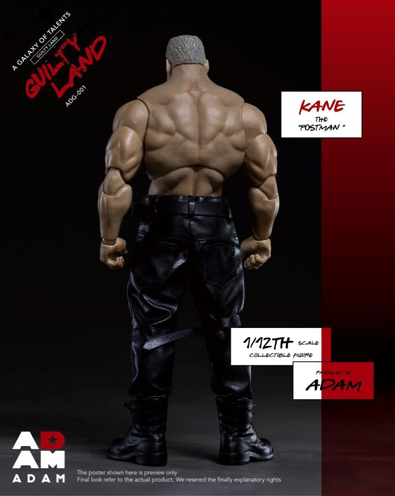 MUFF ADAM Studio’s ADG-001 New Adam Guilty Land Kane 1/12 Action Figure