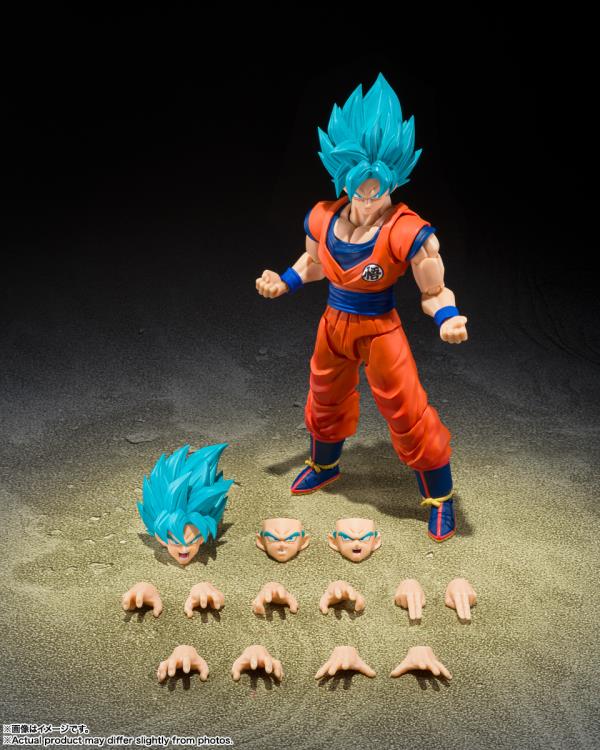 (Pre-Order) Dragon Ball Super S.H.Figuarts Super Saiyan God Super Saiyan Goku (Blue Power Transcending Limits) Action Figure