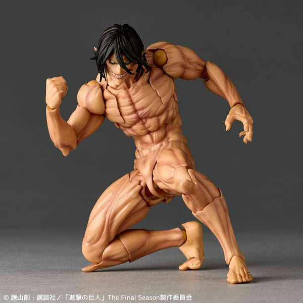 (Pre-Order) Amazing Yamaguchi Revoltech Attack On Titan Eren Titan With Bonus (2027 Reissue)