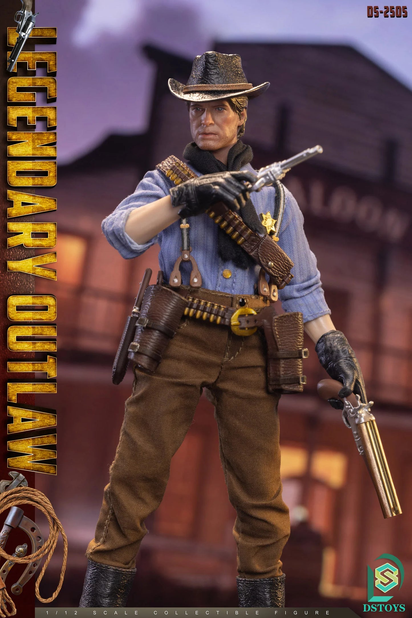 (Pre-Order) DSTOYS 1/12 Legendary Outlaw action figure DS2505 Standard and DS2506 Deluxe with horse