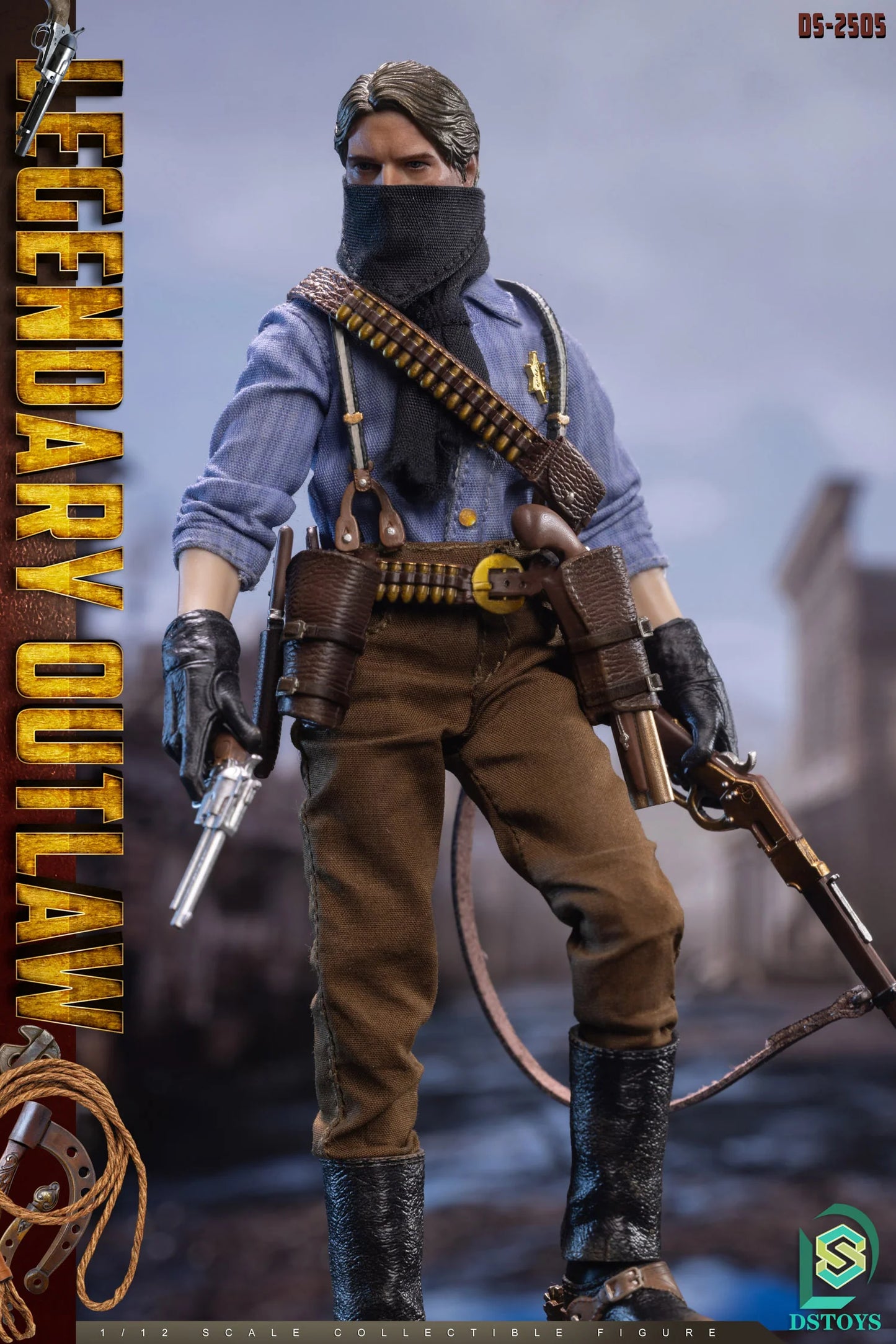 (Pre-Order) DSTOYS 1/12 Legendary Outlaw action figure DS2505 Standard and DS2506 Deluxe with horse