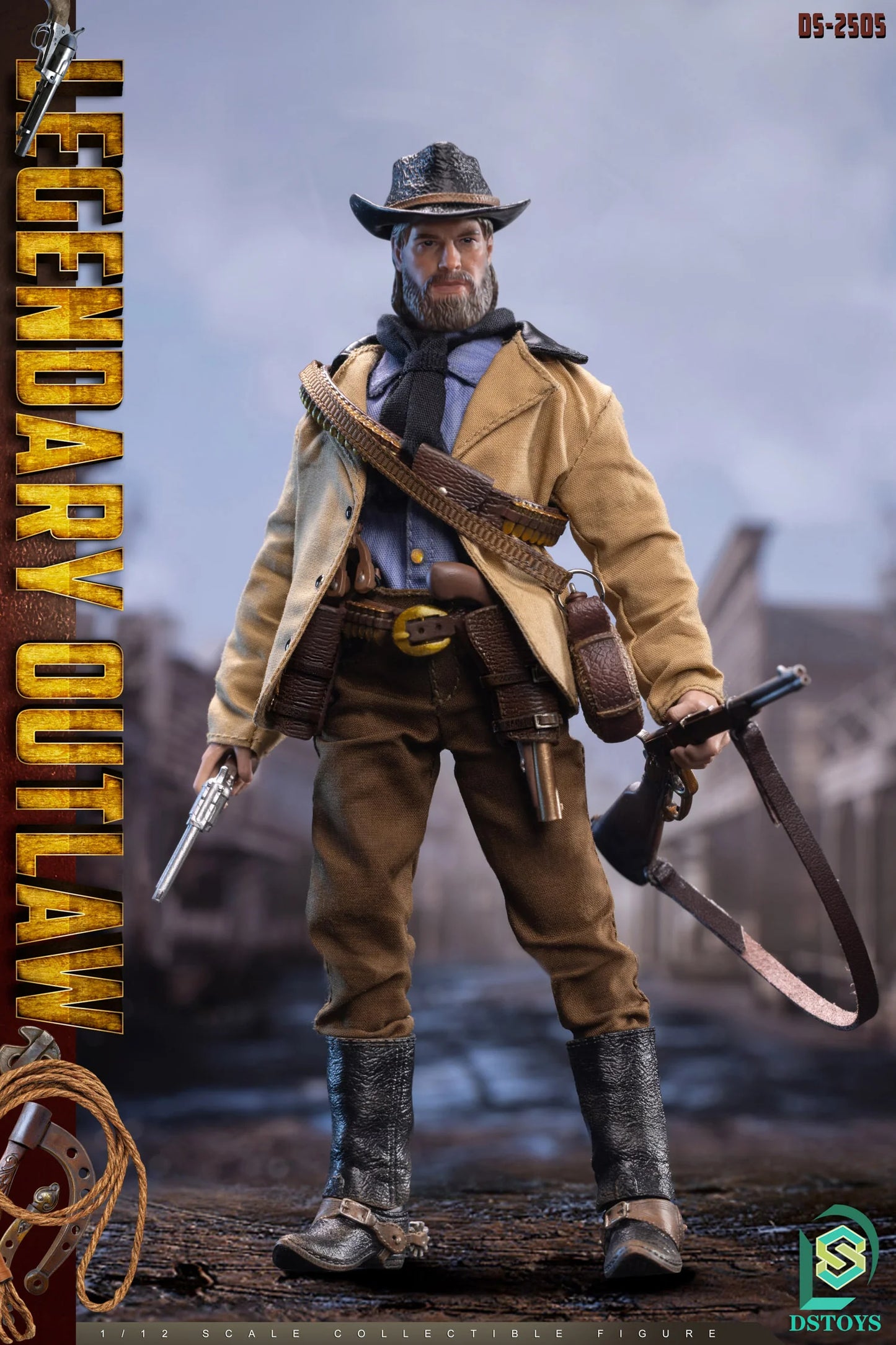 (Pre-Order) DSTOYS 1/12 Legendary Outlaw action figure DS2505 Standard and DS2506 Deluxe with horse