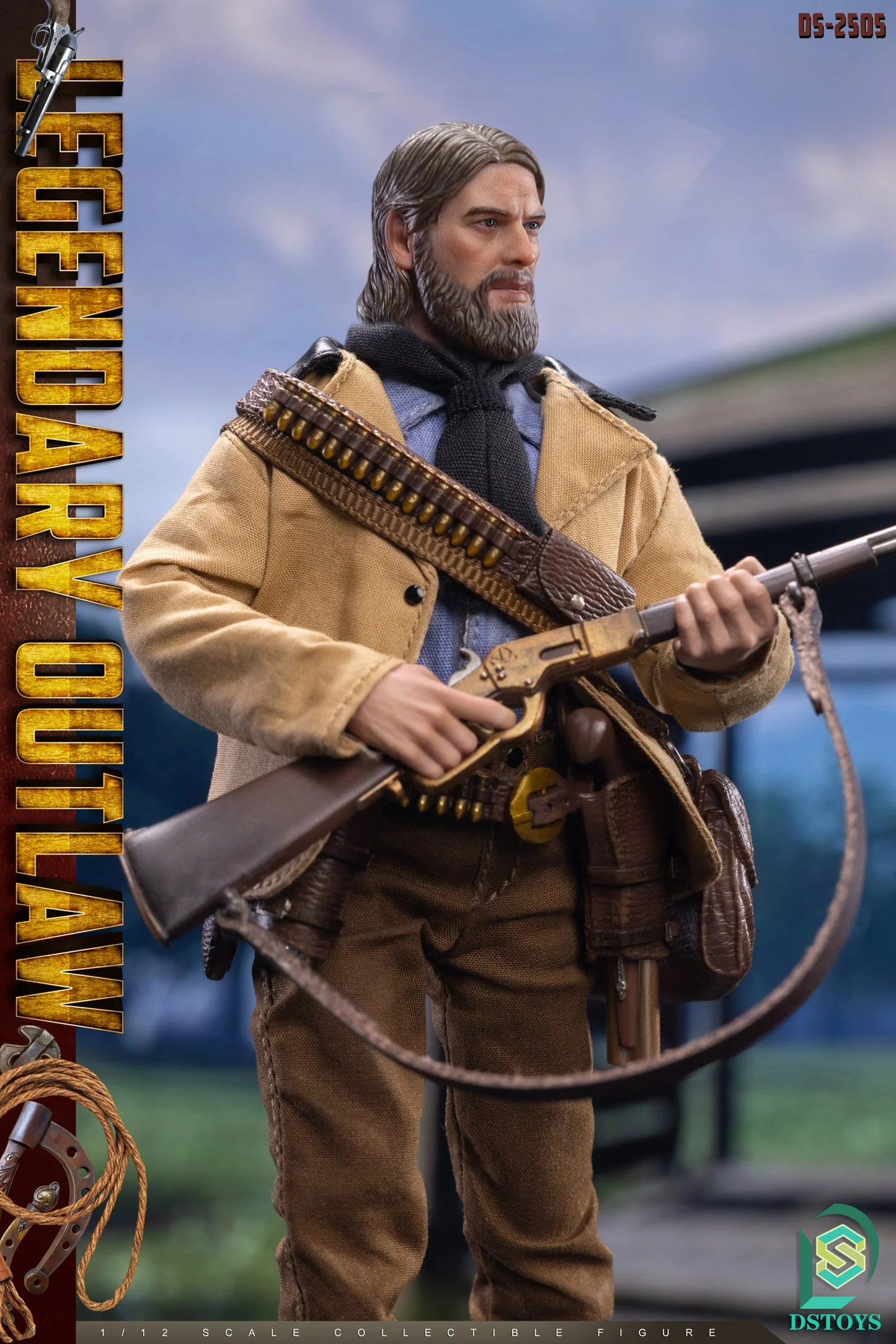 (Pre-Order) DSTOYS 1/12 Legendary Outlaw action figure DS2505 Standard and DS2506 Deluxe with horse