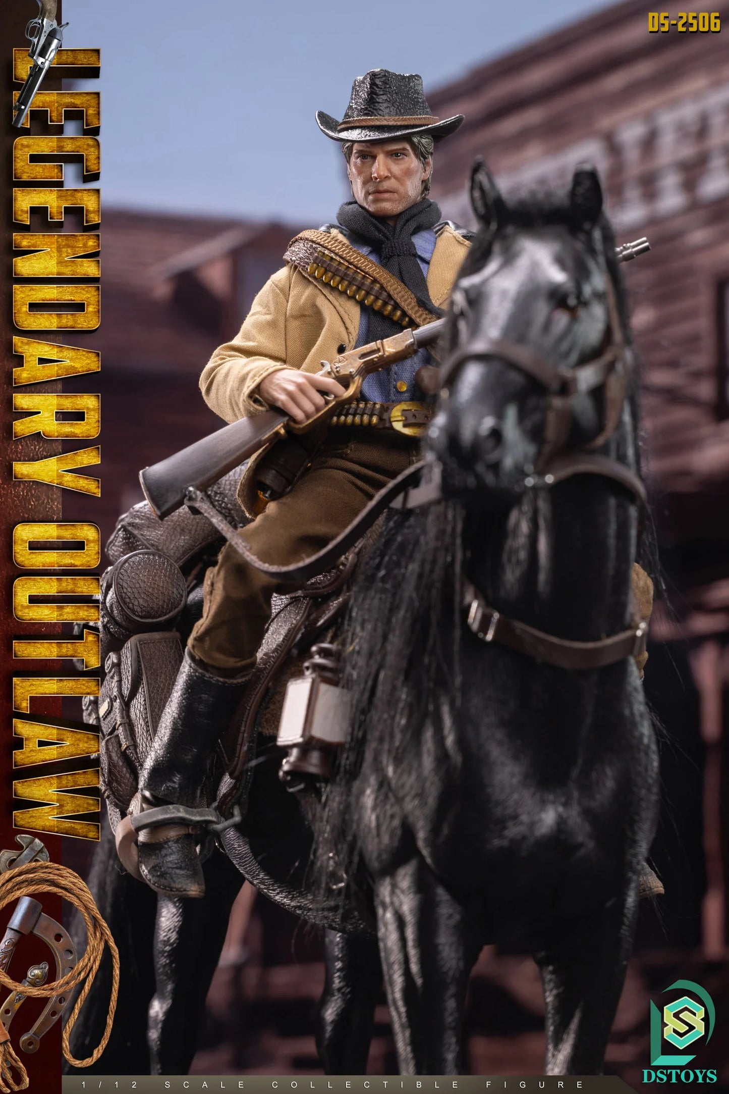 (Pre-Order) DSTOYS 1/12 Legendary Outlaw action figure DS2505 Standard and DS2506 Deluxe with horse