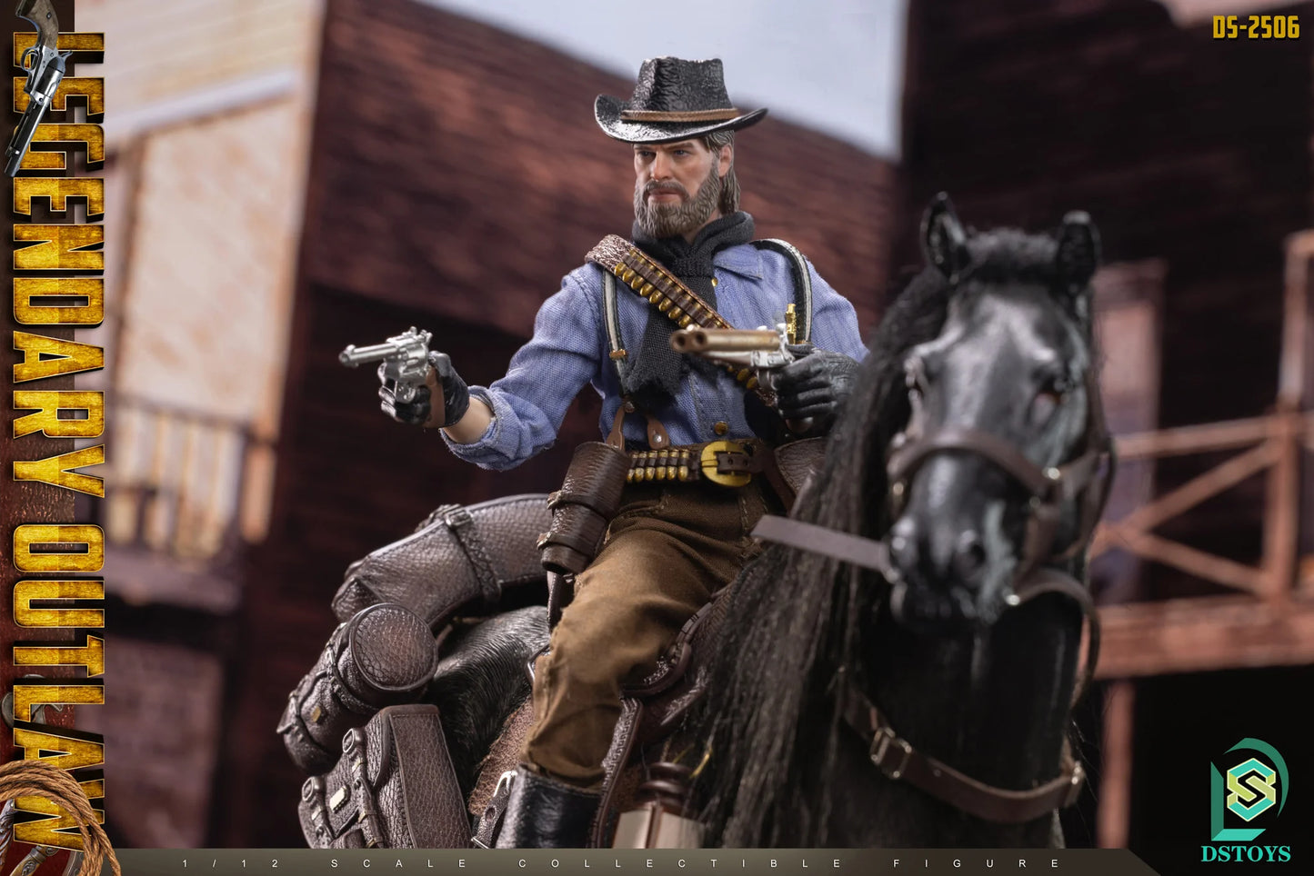 (Pre-Order) DSTOYS 1/12 Legendary Outlaw action figure DS2505 Standard and DS2506 Deluxe with horse