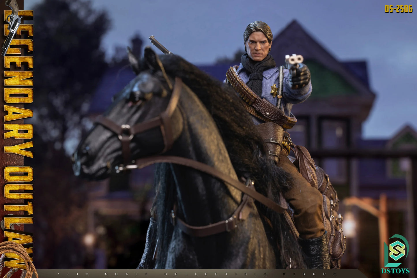 (Pre-Order) DSTOYS 1/12 Legendary Outlaw action figure DS2505 Standard and DS2506 Deluxe with horse