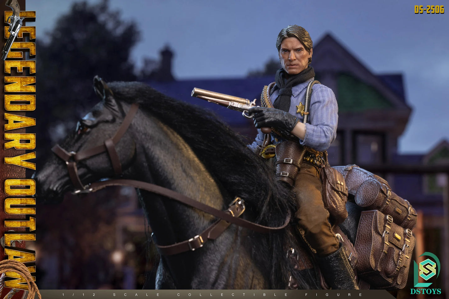 (Pre-Order) DSTOYS 1/12 Legendary Outlaw action figure DS2505 Standard and DS2506 Deluxe with horse