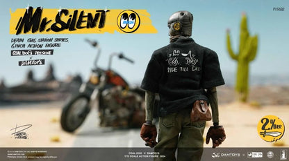 (Pre-Order) Death Gas Station Mr. Silent (Deluxe Edition) 1/12 Scale Action Figure with Motorcycle