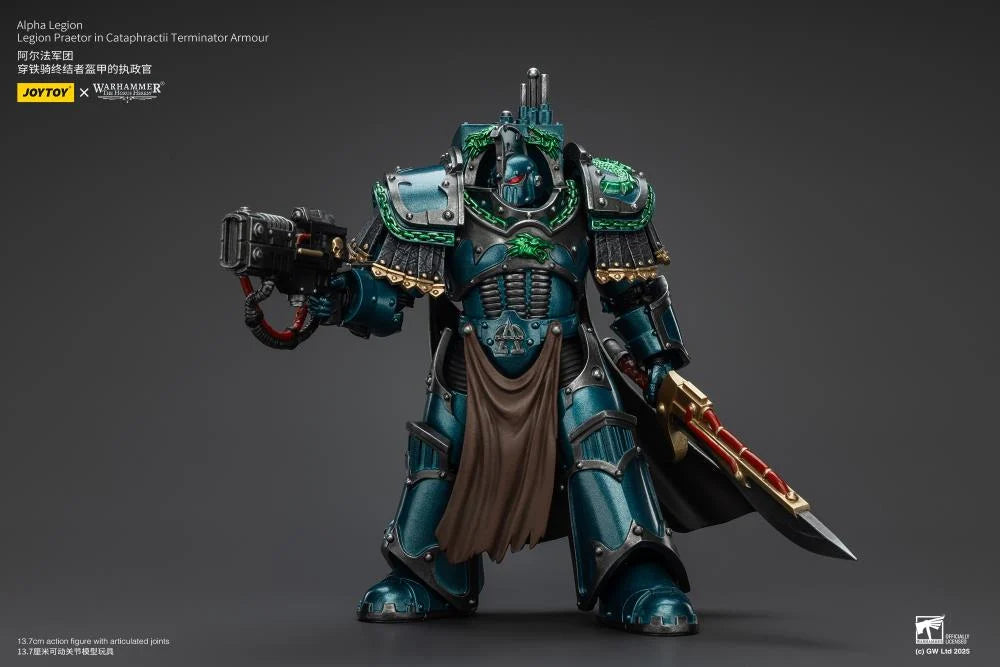 Warhammer The Horus Heresy Alpha Legion Legion Praetor in Cataphractii Terminator Armor