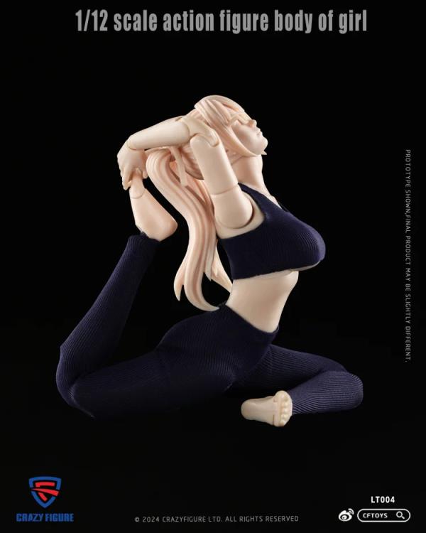 CRAZY FIGURE Multi Joint Movable 1/12 Scale Female Body LT004 (In Stock)