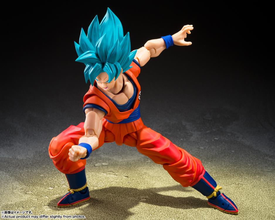 (Pre-Order) Dragon Ball Super S.H.Figuarts Super Saiyan God Super Saiyan Goku (Blue Power Transcending Limits) Action Figure
