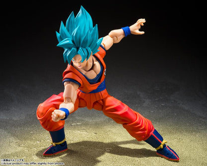 (Pre-Order) Dragon Ball Super S.H.Figuarts Super Saiyan God Super Saiyan Goku (Blue Power Transcending Limits) Action Figure