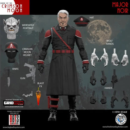 (Pre-Order) The Order of the Crimson Moon Major Noir 1/12 Scale Action Figure