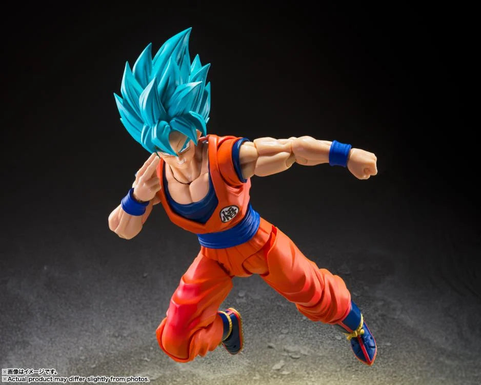 (Pre-Order) Dragon Ball Super S.H.Figuarts Super Saiyan God Super Saiyan Goku (Blue Power Transcending Limits) Action Figure