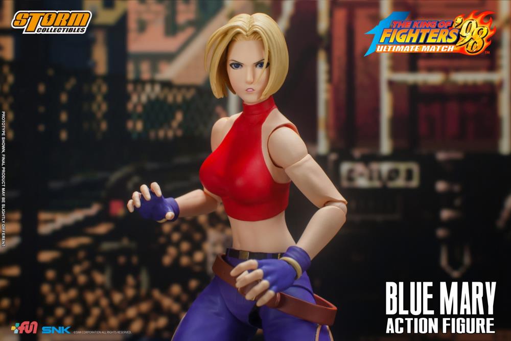 STORM COLLECTIBLES The King of Fighters '98 Blue Mary 1/12 Scale Figure (In Stock)