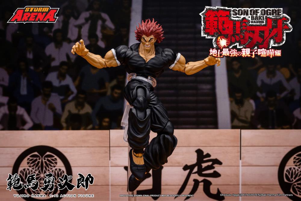 (Pre-Order) Storm Collectibles Baki Hanma: Son of Ogre Storm Arena Yujiro Hanma 1/12 Scale Action Figure
