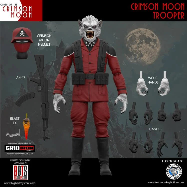 (Pre-Order) The Order of the Crimson Moon Crimson Moon Trooper 1/12 Scale Action Figure