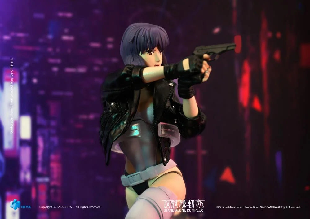 HIYA Exquisite Super Series 1/12 Scale 6 Inch GHOST IN THE SHELL Stand Alone Complex Kusanagi Motoko Action Figure
