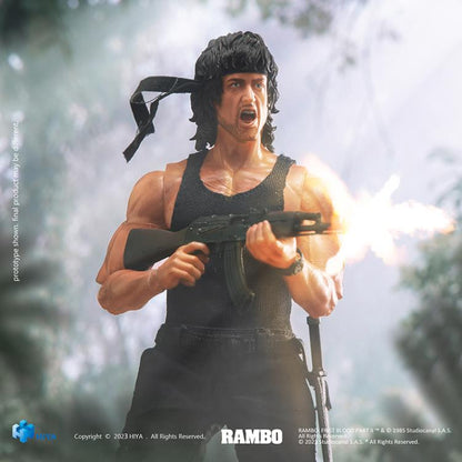 (Pre-Order) HIYA Rambo: First Blood Part II John Rambo 1/12 Scale PX Previews Exclusive Figure