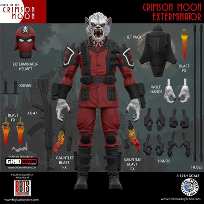 (Pre-Order) The Order of the Crimson Moon Crimson Moon Exterminator (Deluxe) 1/12 Scale Action Figure