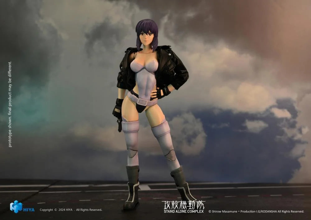 HIYA Exquisite Super Series 1/12 Scale 6 Inch GHOST IN THE SHELL Stand Alone Complex Kusanagi Motoko Action Figure