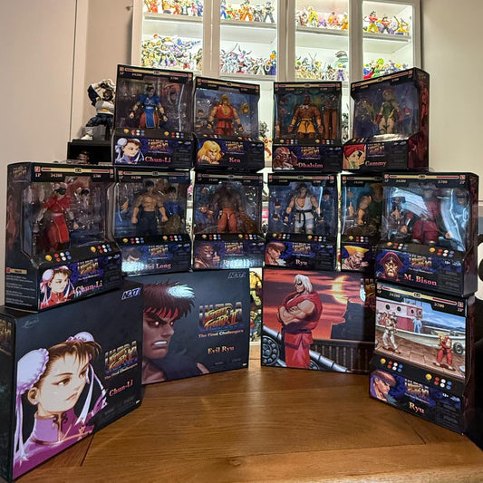 Jada Toys Street Fighters Set of 14 Figures (Pre-Owned)